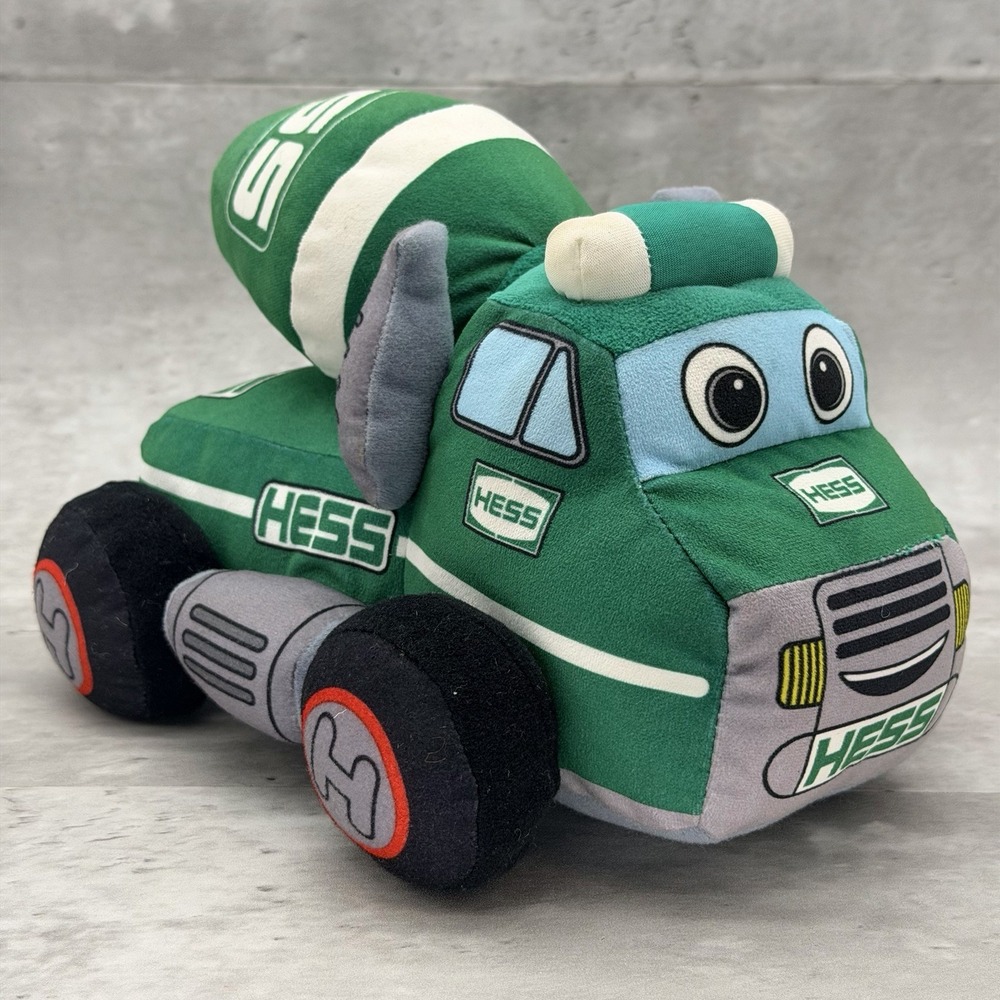 Hess Soft Cement Truck Plush My First Hess Truck Lights Up Sings Tested Works